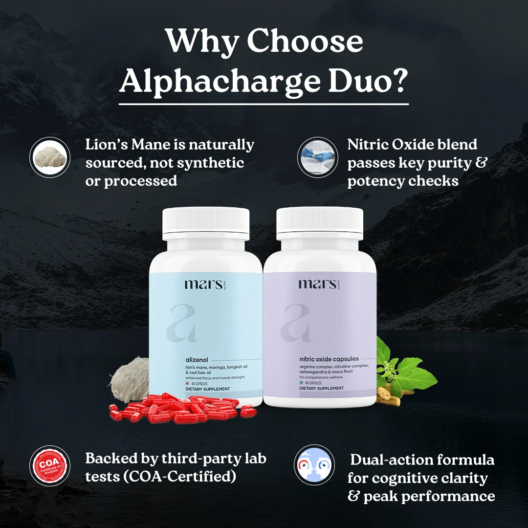 AlphaCharge Duo - Powered by Nitric oxide and Alizenol for Body mind flow - Image 2