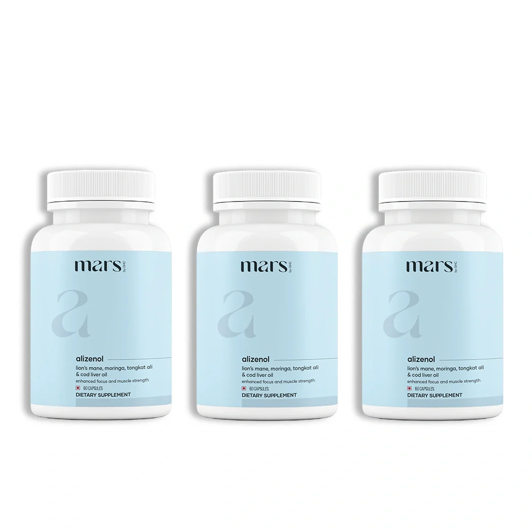 Mars Alizenol Capsules with Lion’s Mane, Tongkat Ali & Cod Liver Oil - Drive, Stamina & Testosterone Support - Image 3