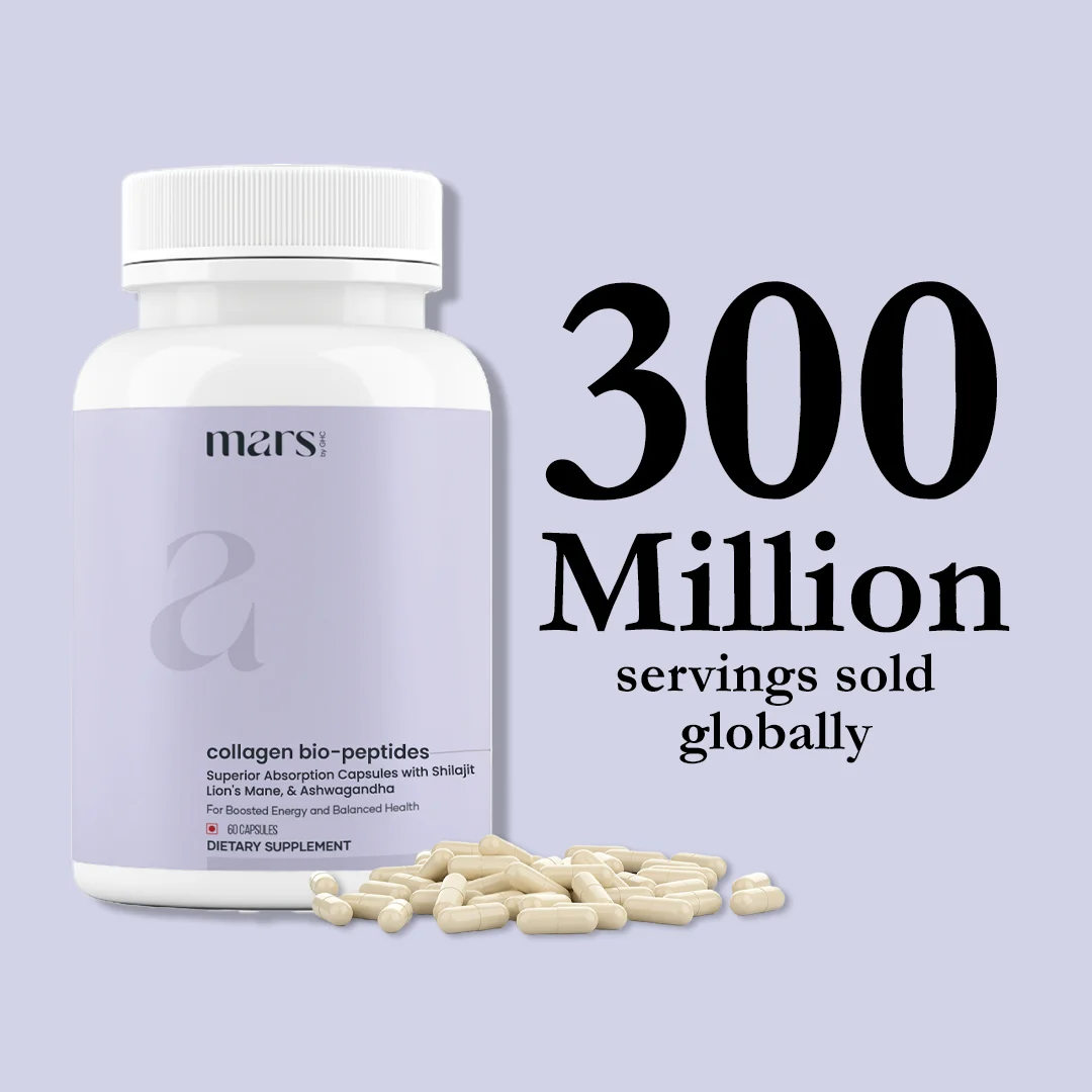 Collagen Bio-Peptide Capsules For Skin, Joint, and Brain Health Support (60N)
