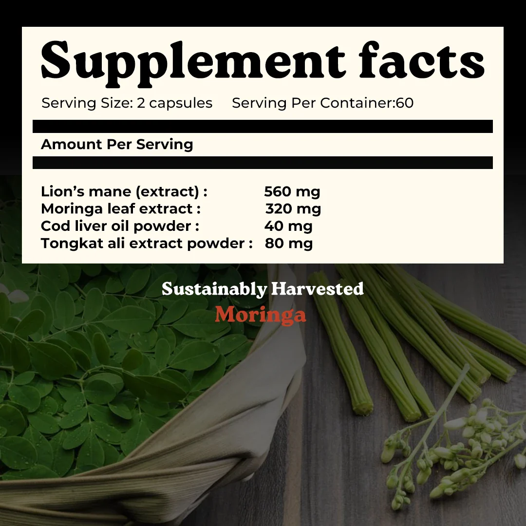Mars Alizenol - Powered by Moringa, Lions Mane and Tongkat Ali - Image 3