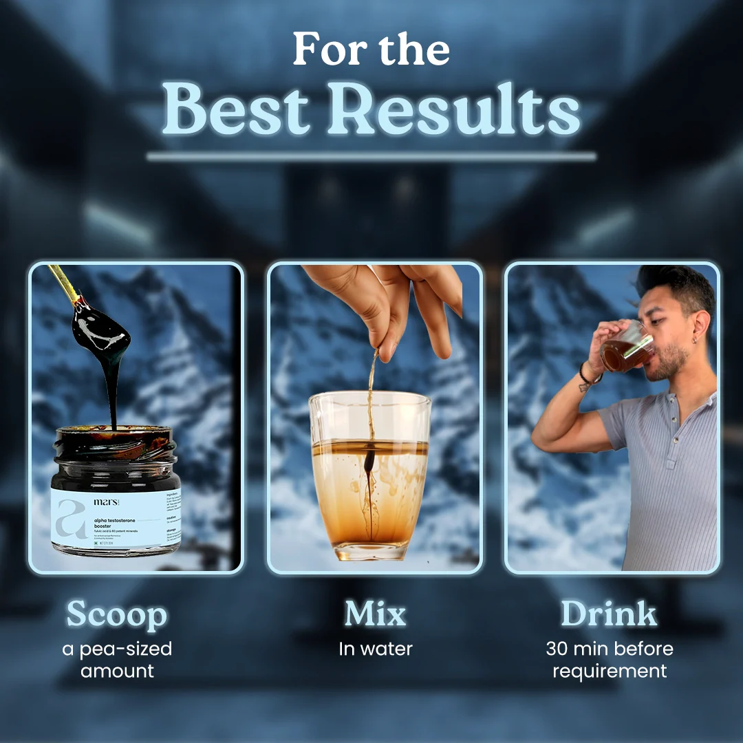 Mars Alpha Testosterone Booster - A New Age Solution for Stamina With Maca Root, Tongkat Ali, Shilajit Gold - Image 5