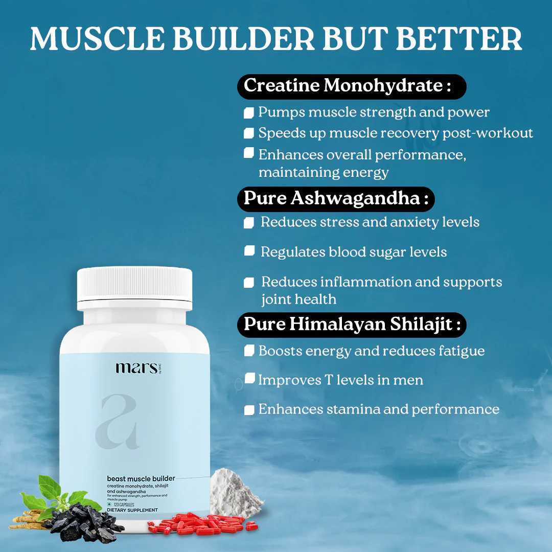 Mars Beast Muscle Builder : A New Age Natural solution for Muscle Gain , Pump and Energy - Image 10