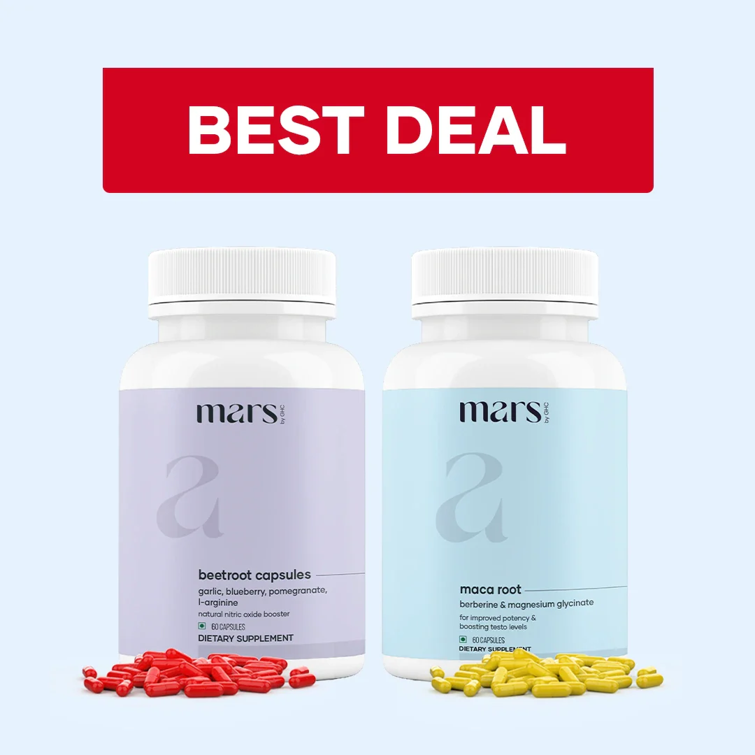 Mars BeetMax Combo : Mars Beetroot Nitric Oxide Booster & Mars Maca Root Capsules - Image 6