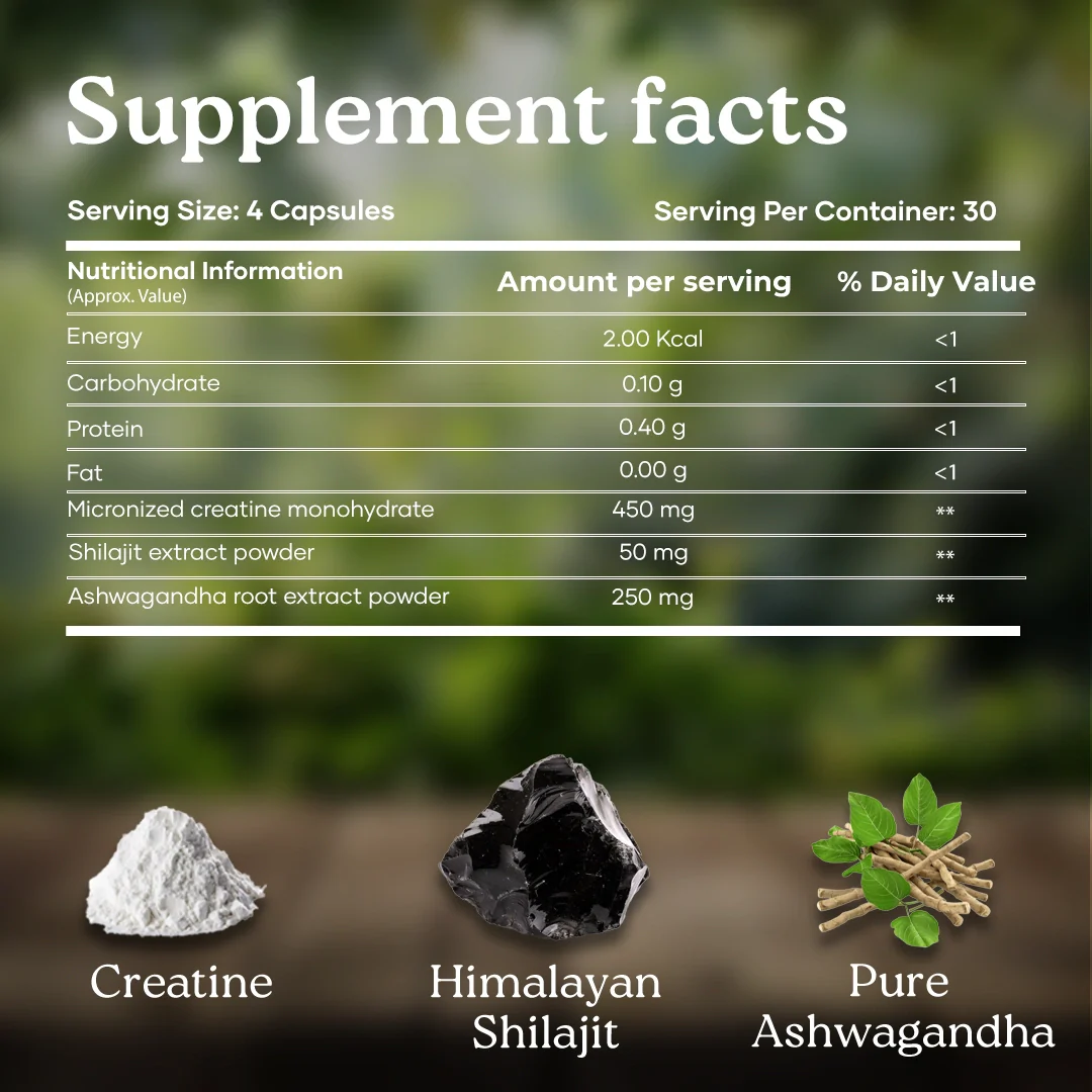 Mars Cratosol: Powered with Creatine Monohydrate, Shilajit and Ashwagandha - Image 7
