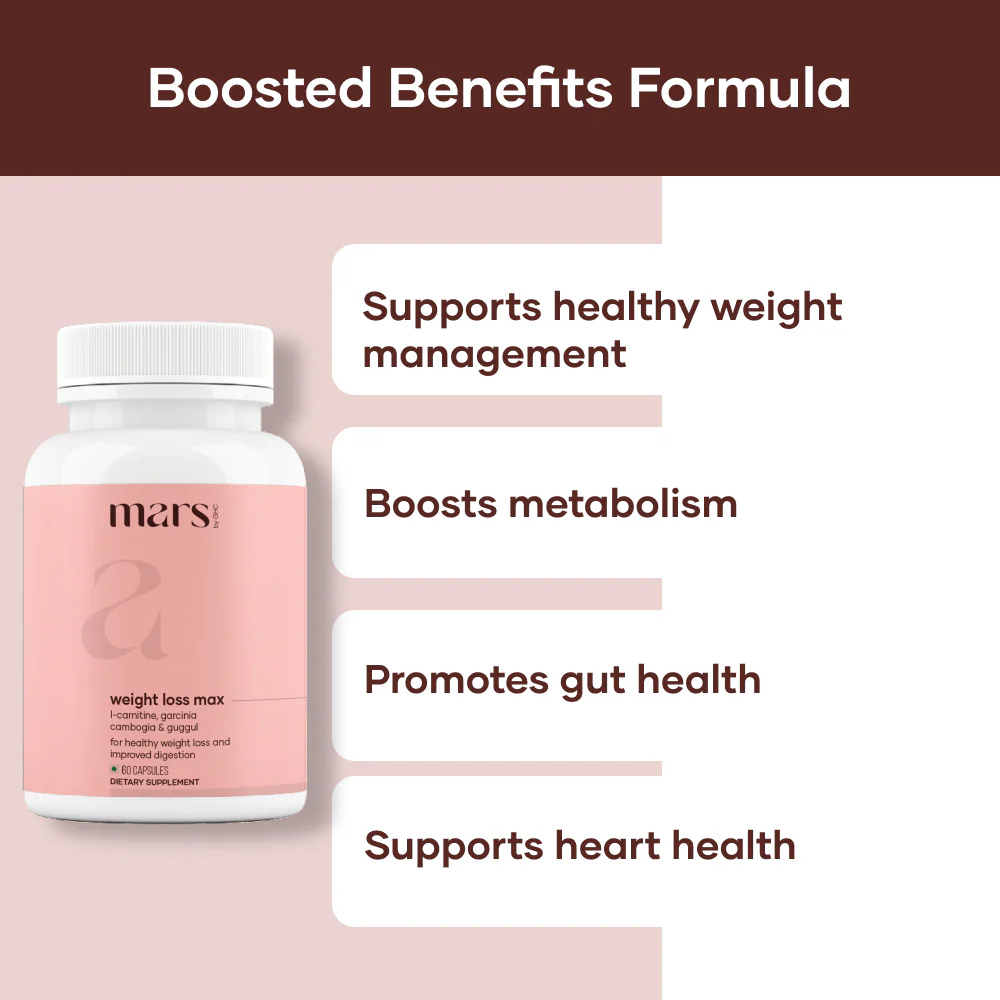 Mars Weight Loss Max: Powered with L-Carnitine, Garcinia Cambogia & Guggul - Image 3