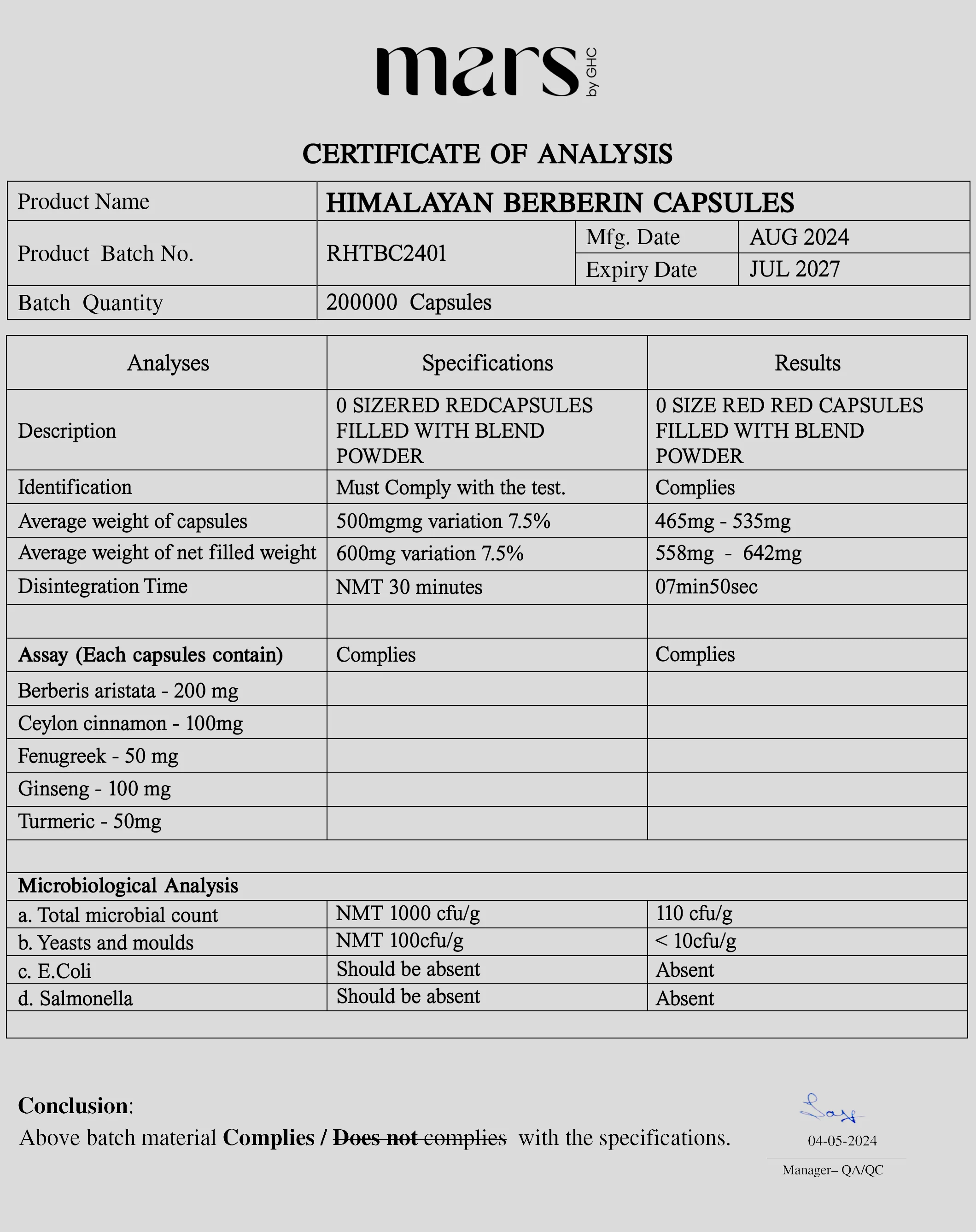 Mars BerPrex: A Natural Berberine Supplement For Gut, Belly Fat, Diabetes & Poop Issues - Image 3