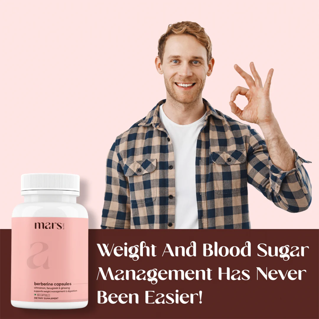 Mars FatBurn Berberine Formula Caps: Powered with Himalayan Berberine, Ceylon Cinnamon & Ginseng - Image 5
