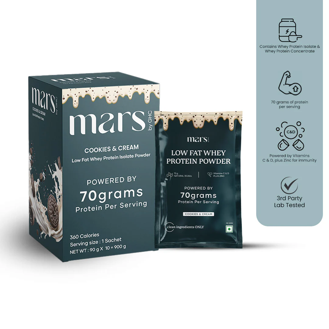 Mars Low Fat Whey Protein Powder