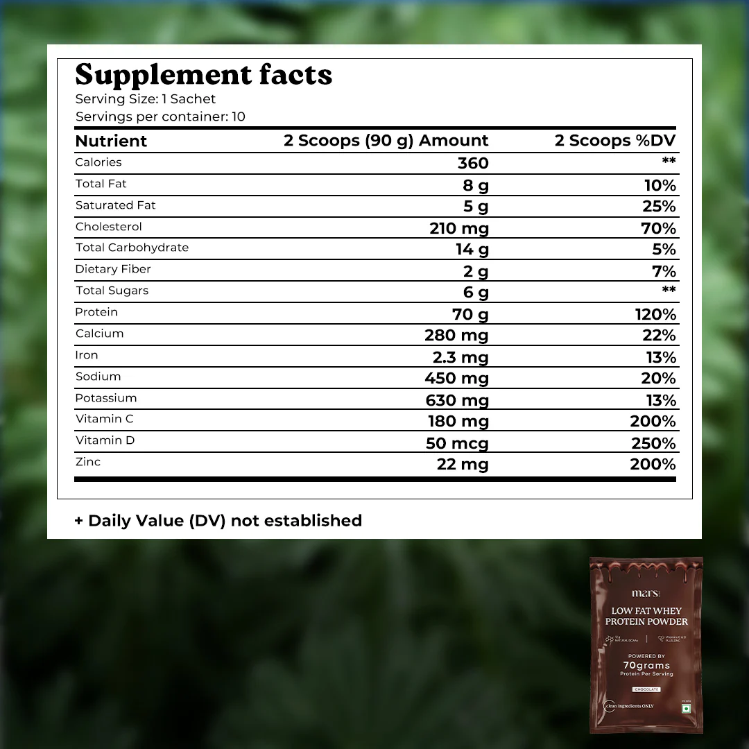 Mars Low Fat Whey Protein Powder - Image 5