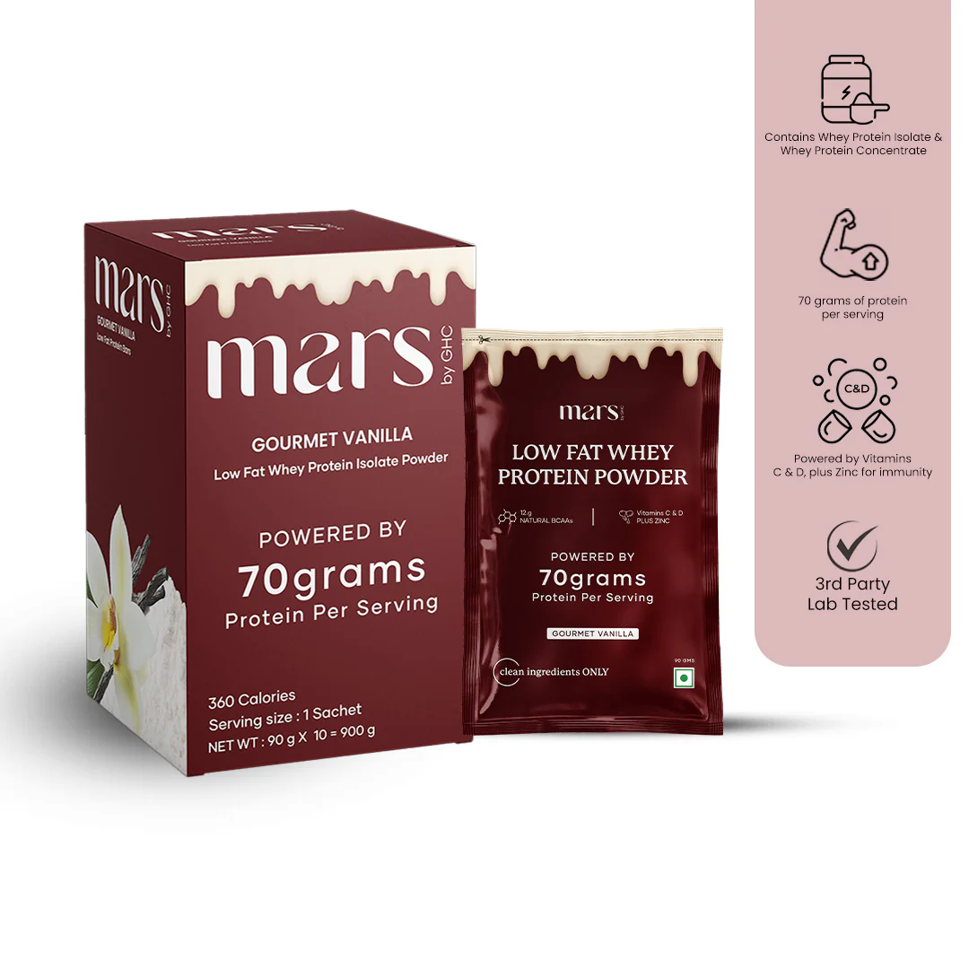 Mars Low Fat Whey Protein Powder