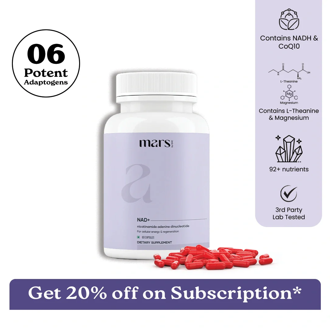 Mars NAD+ Anti-Aging Max – Energy, Brain Health & Longevity (60N)