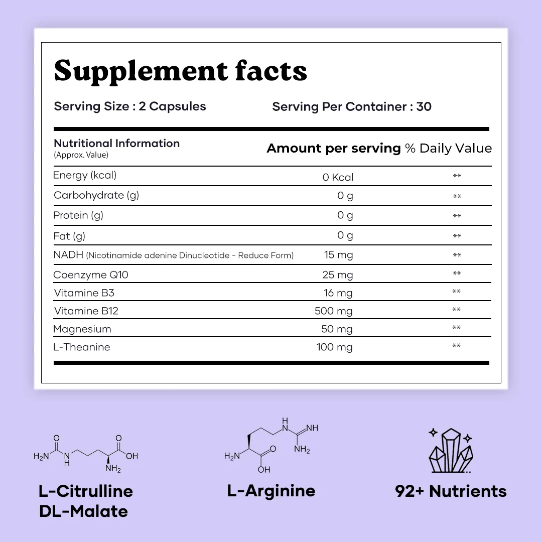 Mars NAD+ Anti-Aging Max – Energy, Brain Health & Longevity (60N) - Image 5