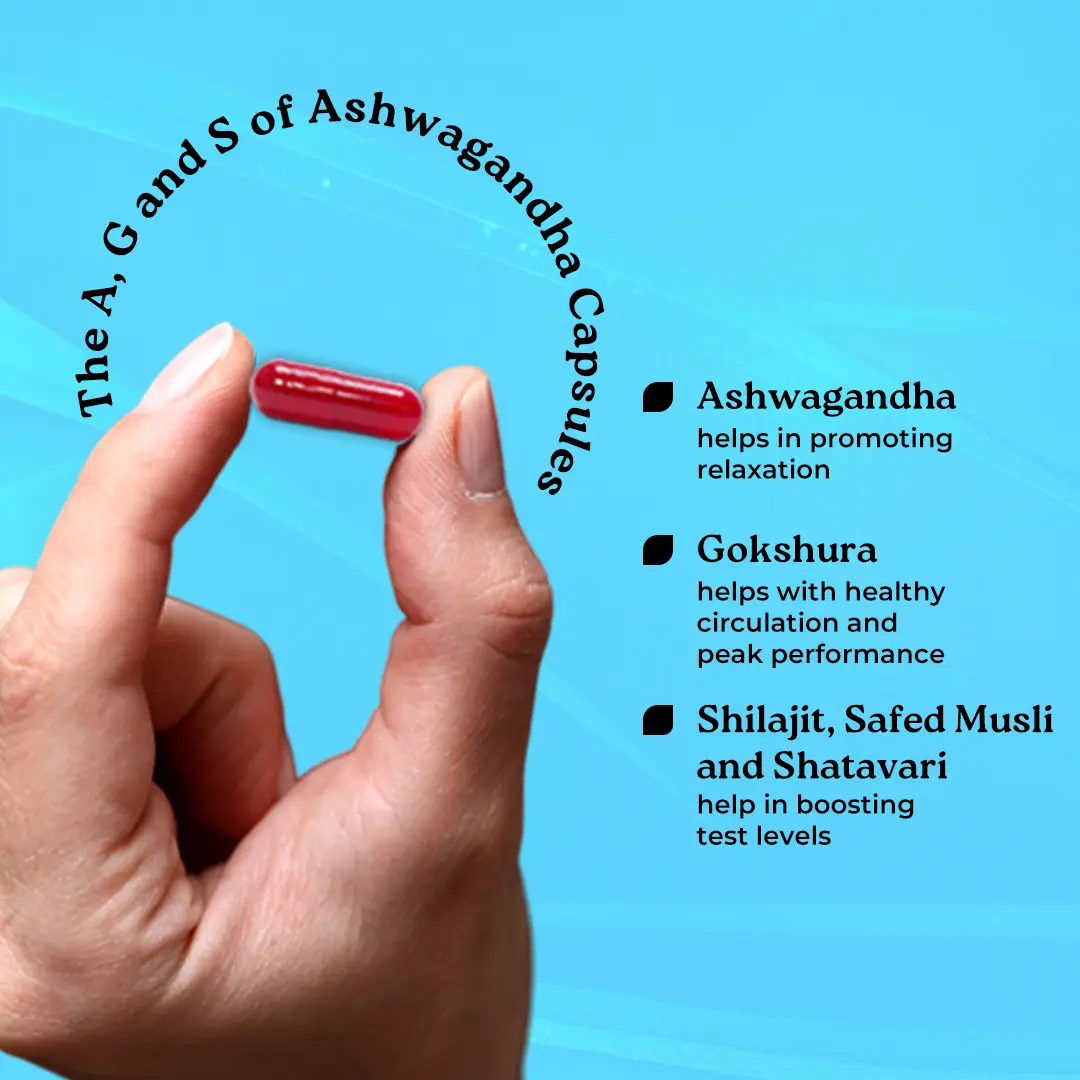 Mars Natural Ashwagandha Caps: Powered with Shilajit & Safed Musli - Image 4