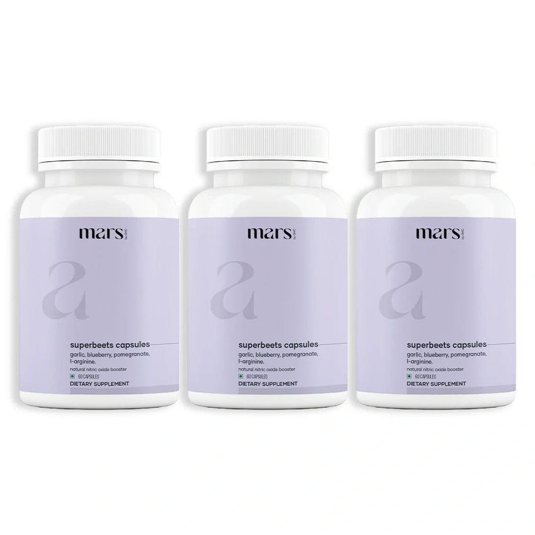 Mars SuperBeets Blood Flow Caps With BeetRoot & L-Arginine - Image 3