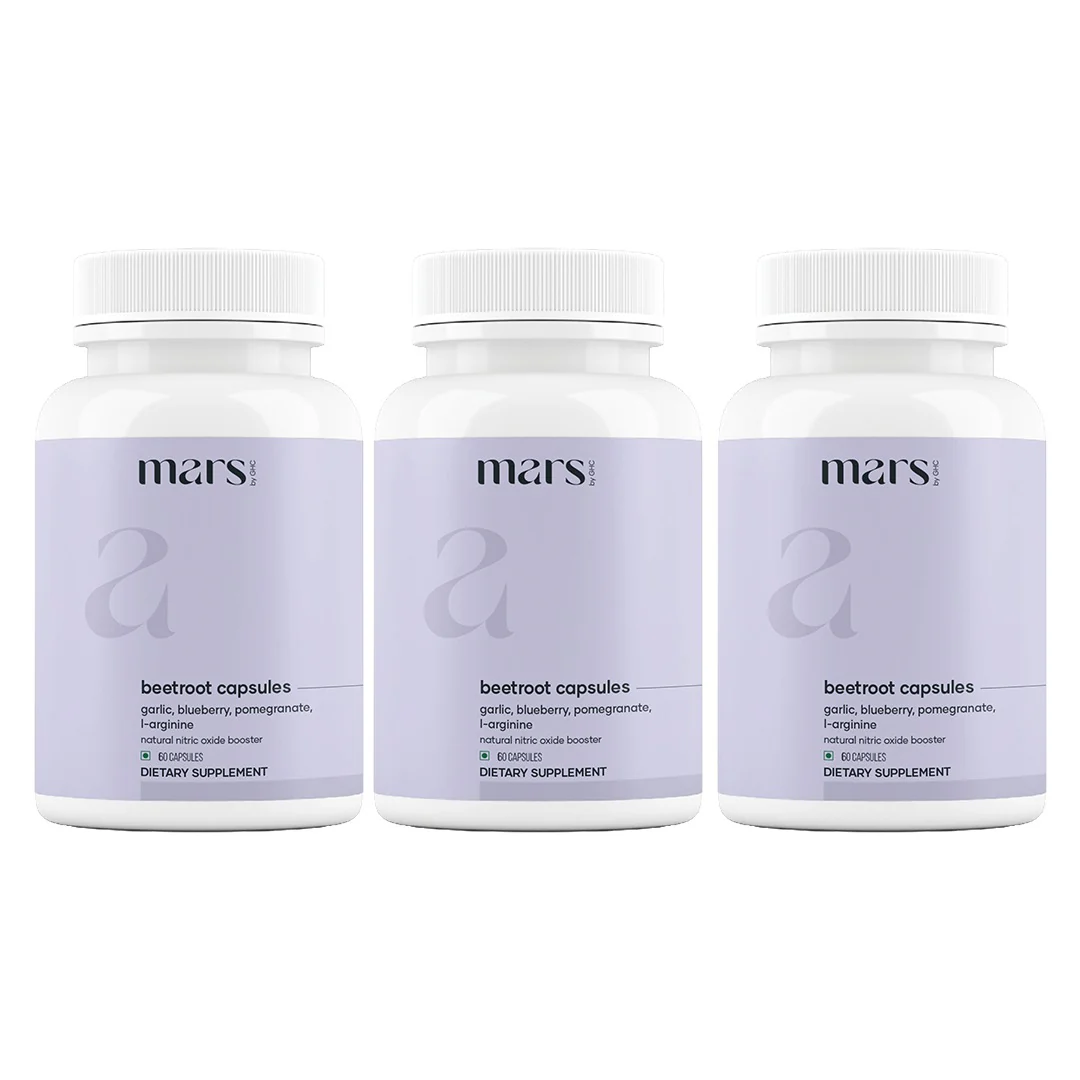 Mars Natural Nitric Oxide Booster: Powered by Beetroot, Garlic, Blueberry, Pomegranate, L-Arginine - Image 13