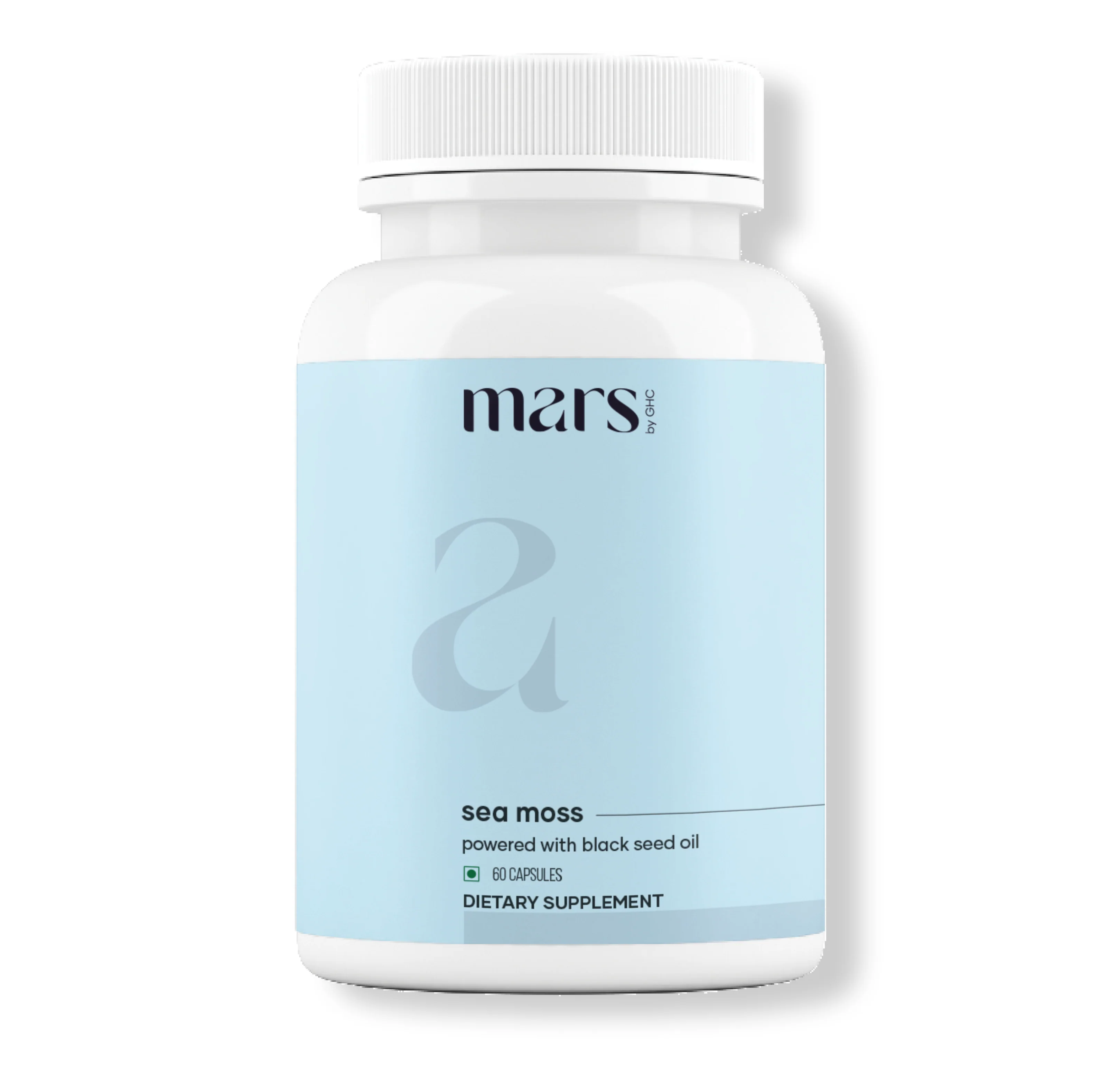Mars Natural Sea Moss Caps: Powered with Ashwagandha, Black Seed, & Vitamin D3