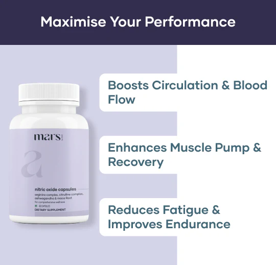 Mars Nitric Oxide Capsules with L-Arginine, L-Citrulline & Adaptogens – Circulation, Endurance & Recovery Support (60N) - Image 5