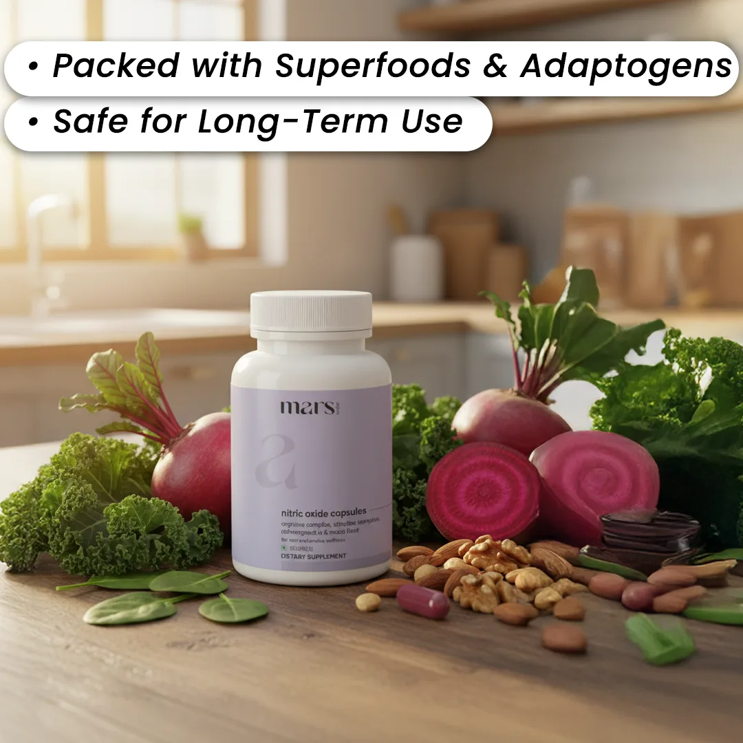 Mars Nitric Oxide capsules: A Natural Vitality & Circulation Booster for Youthful Stamina, Vitality & Bedroom Confidence - Image 9