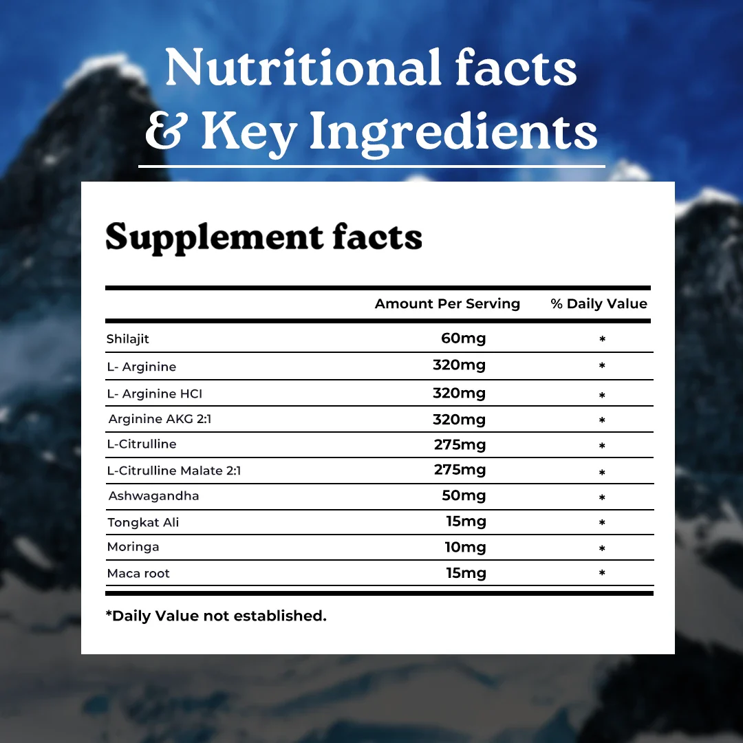 Mars Nitro Boost+ - Pure Himalayan Shilajit Gold Resin & Nitric Oxide Capsules - Image 7
