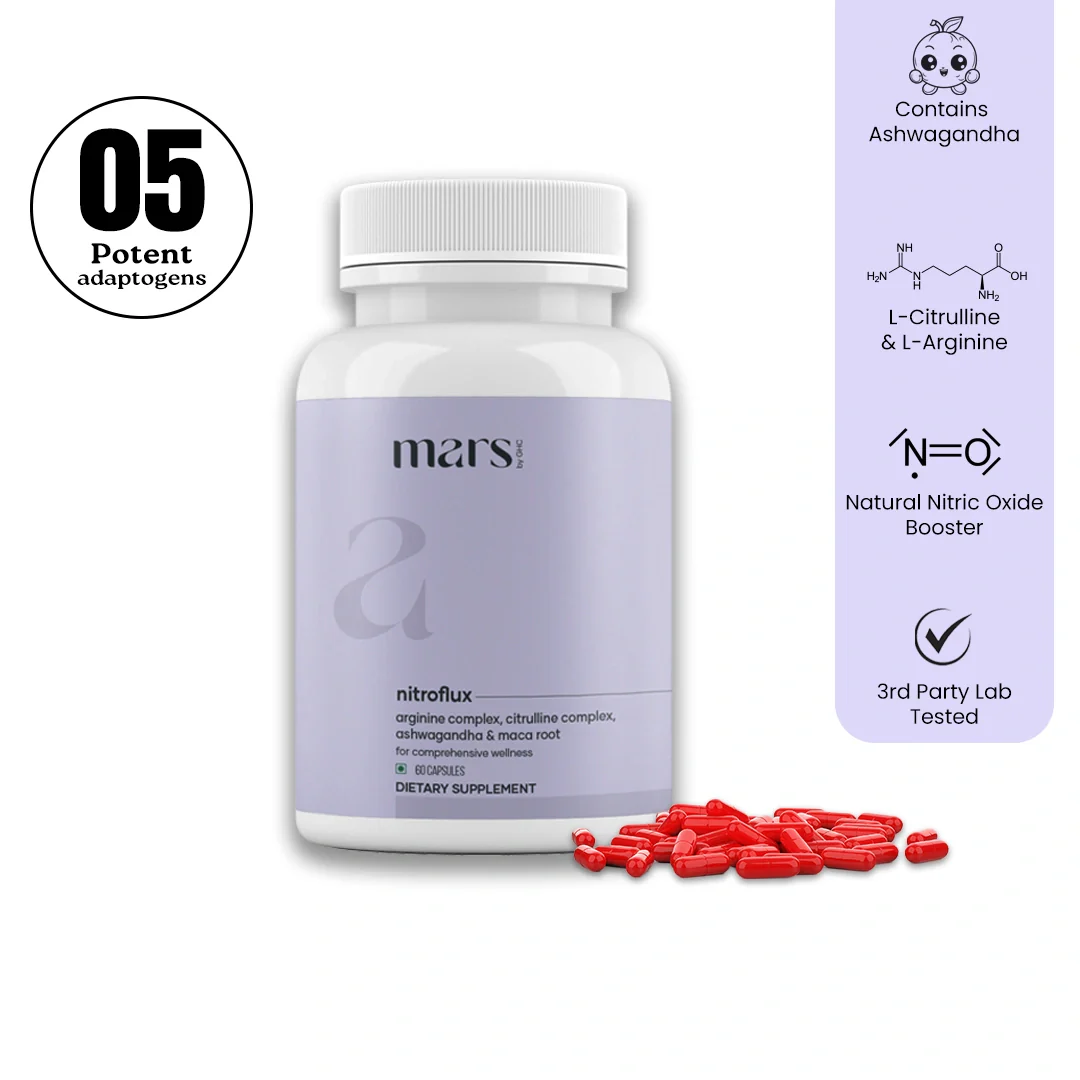 Mars NitroFlux: A Natural Nitric Oxide Booster for Size, Bedroom Game & Circulation