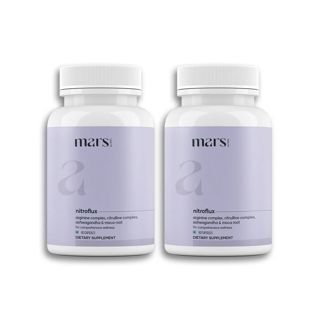 Mars NitroFlux Capsules with L-Arginine, L-Citrulline & Adaptogens – Blood Flow, Pump & Performance Support (60N) - Image 2