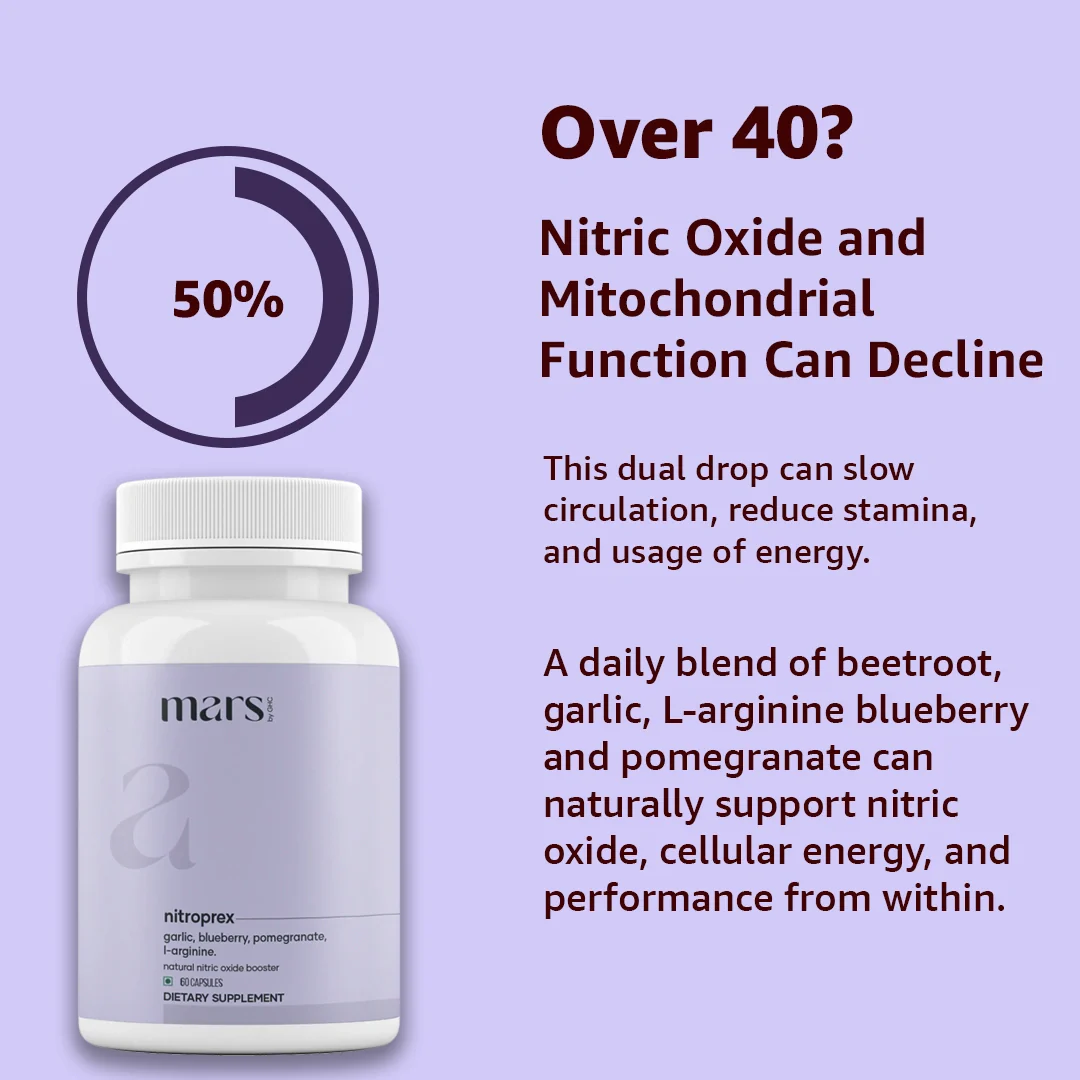 Mars NitroPrex – Natural Nitric Oxide Booster for Supercharge Blood Flow, Stamina & Performance - Image 3