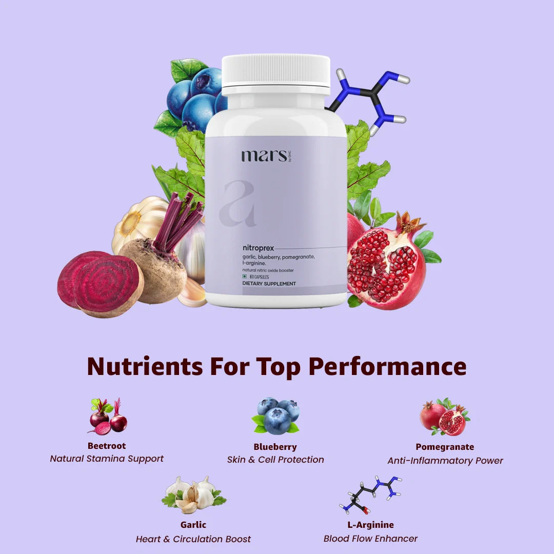 Mars NitroPrex – Natural Nitric Oxide Booster for Supercharge Blood Flow, Stamina & Performance - Image 8
