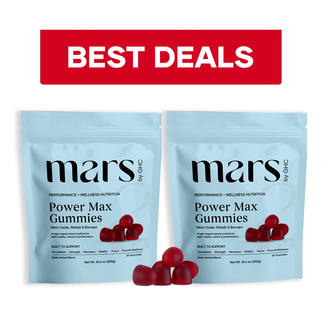 Mars Power Max Gummies: Powered by Nitric Oxide, Shilajit Gold, & Bacopa Monnieri - Image 10