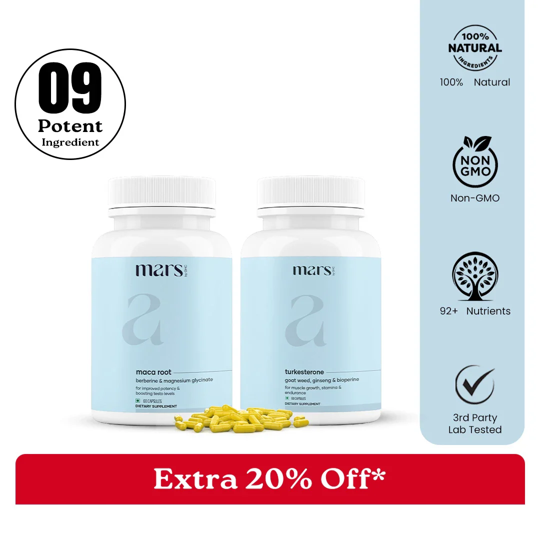 Mars Power Rush Combo - Powered by Turkesterone & Maca Root