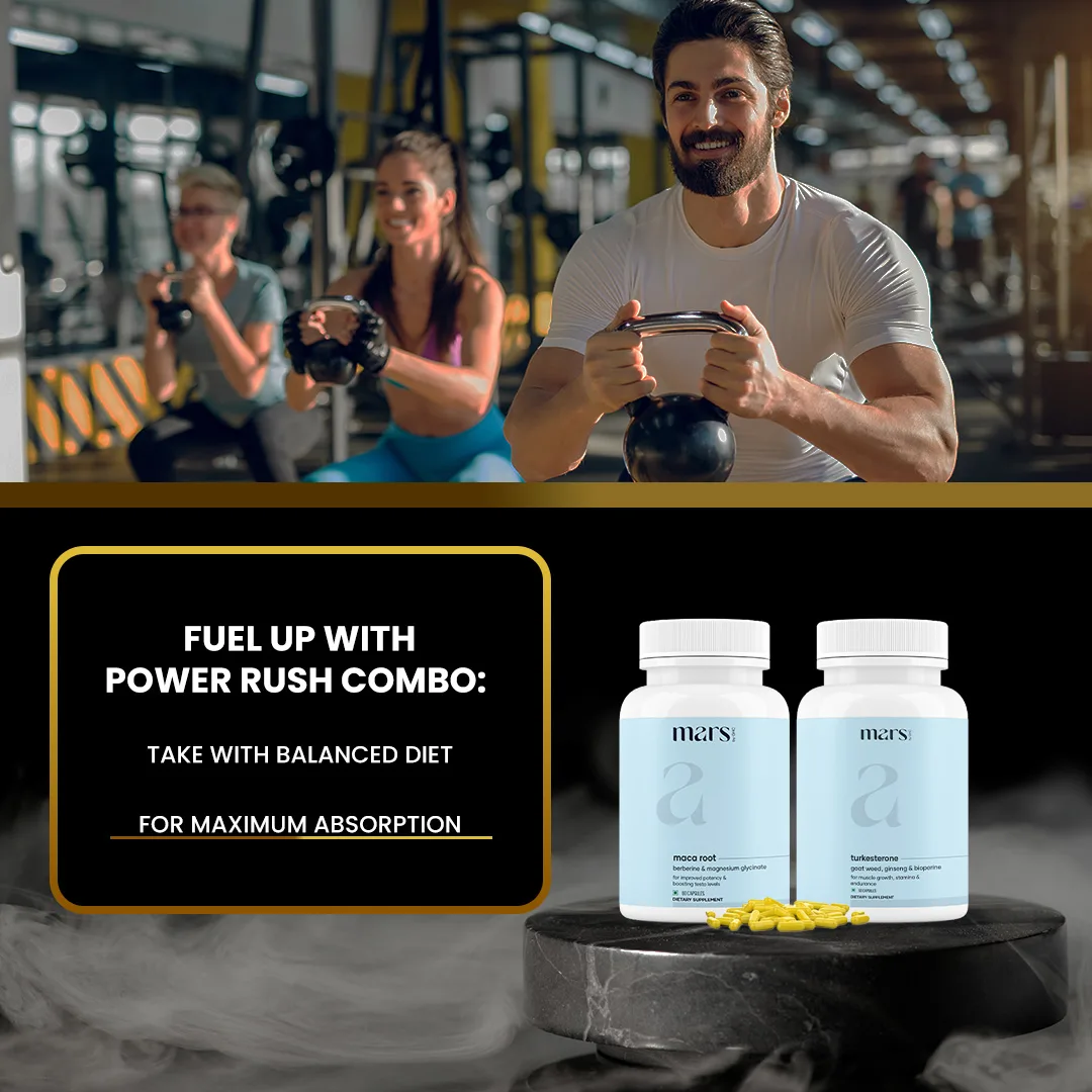 Mars Power Rush Combo - Powered by Turkesterone & Maca Root - Image 6