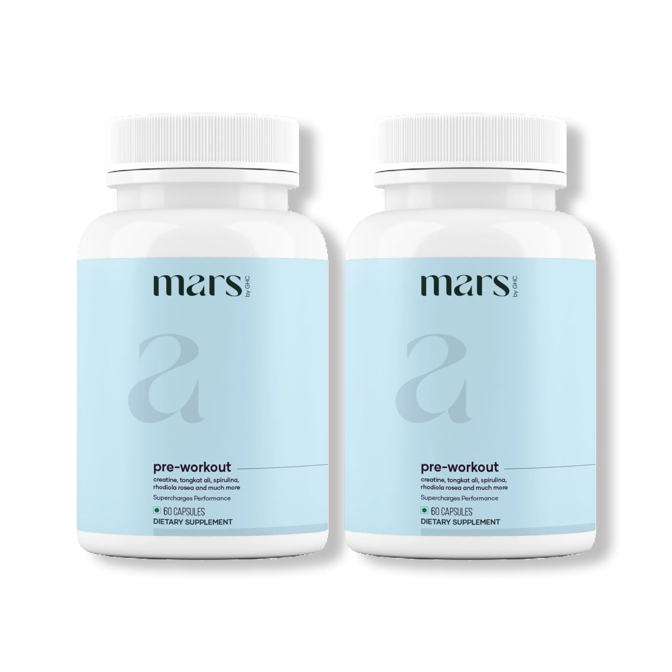 Mars Pre-Workout Capsules : Powered With Creatine & Spirulina - Image 7