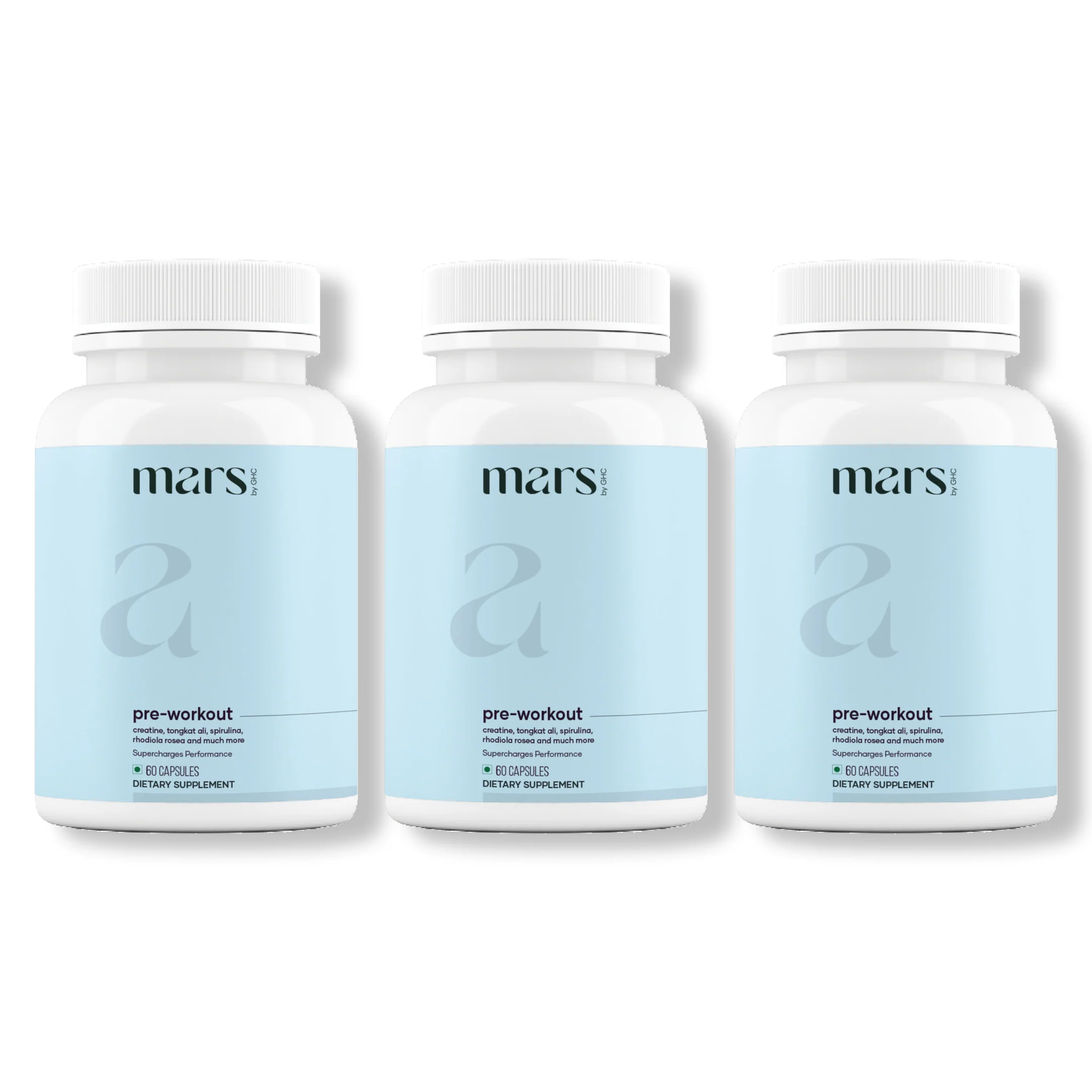 Mars Pre-Workout Capsules : Powered With Creatine & Spirulina - Image 8