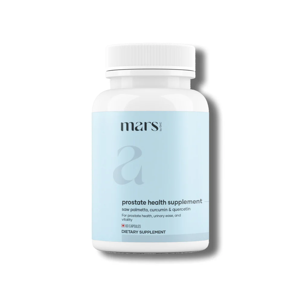 Mars Prostate Health Supplement: Powered with Saw Palmetto, Curcumin, & Quercetin (60N)