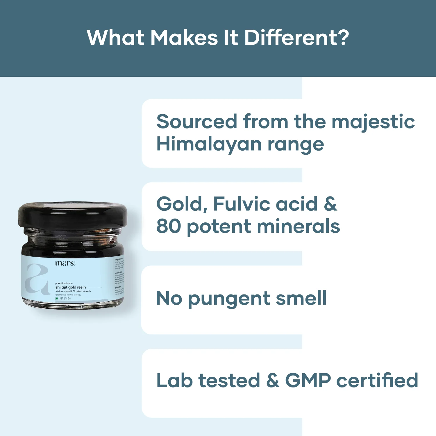 Mars Pure Himalayan Shilajit Gold Resin - Image 5