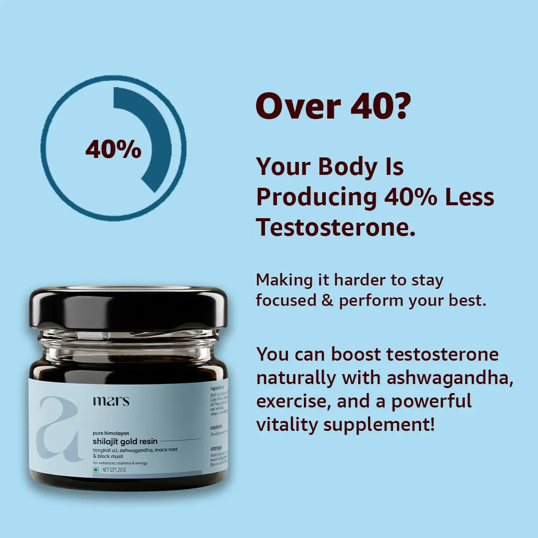 Mars Pure Himalayan Shilajit Gold Resin: A Testosterone Support Supplement with Tongkat Ali, Maca Root and Ashwagandha - Image 5