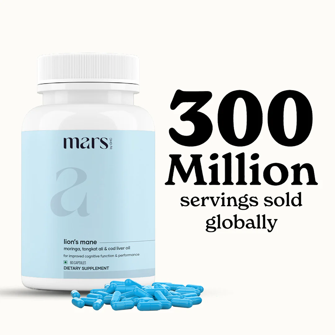Mars Pure Lion’s Mane Caps – For PE, ED, and Size