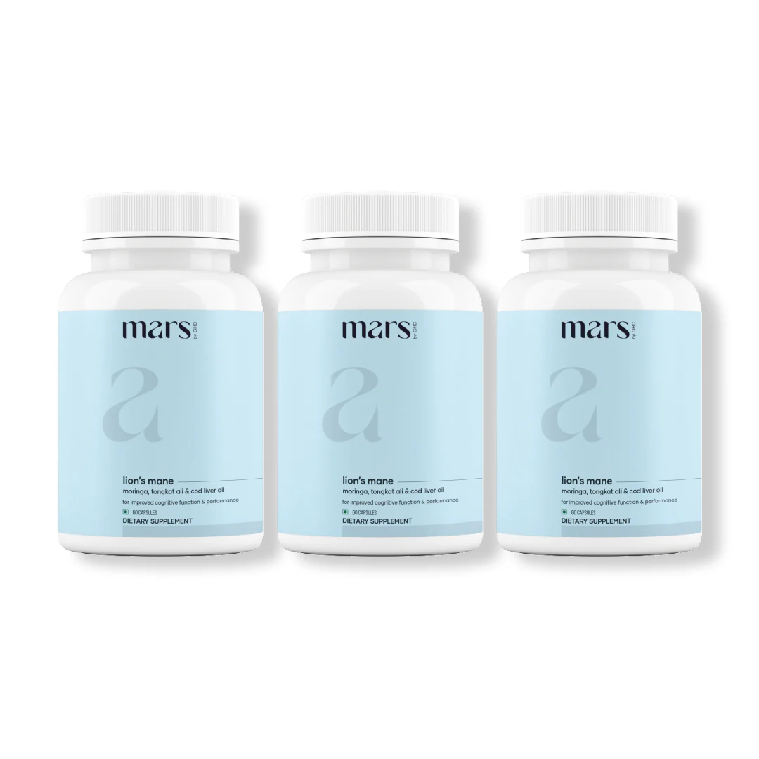 Mars Pure Lion's Mane Caps: Powered with Moringa, Tongkat Ali & Cod Liver Oil (60 N) - Image 10