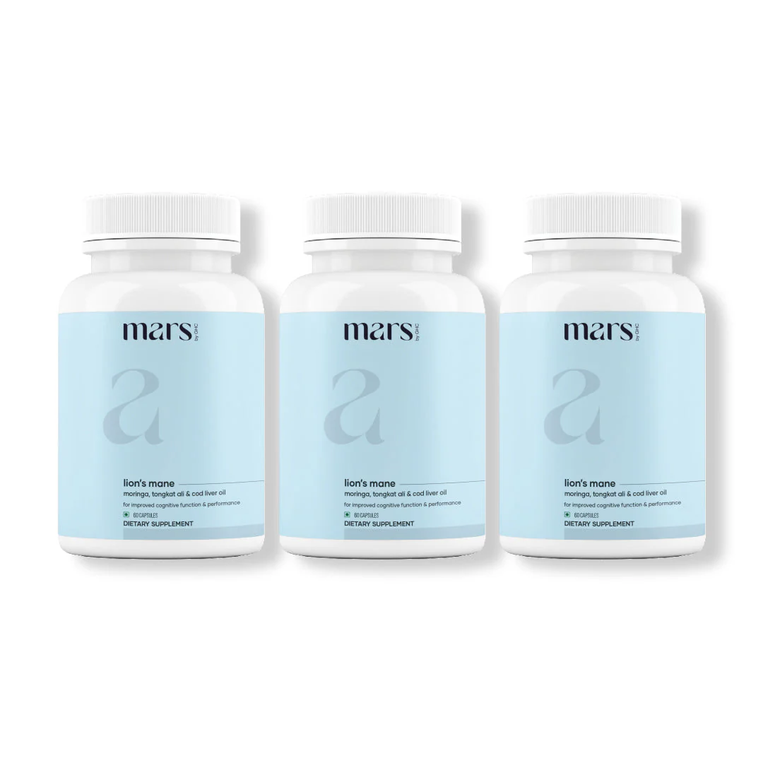 Mars Pure Lion's Mane Caps: Powered with Moringa, Tongkat Ali & Cod Liver Oil (60 N) - Image 9