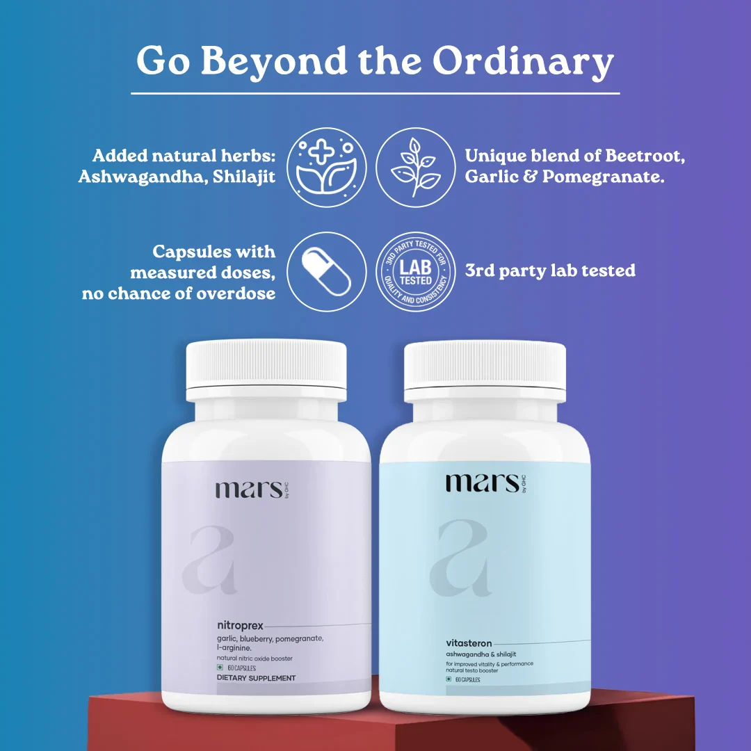 Mars Rise Max Combo: Dual Action Testosterone & Nitric Oxide Support for Strength, Stamina & Performance - Image 4