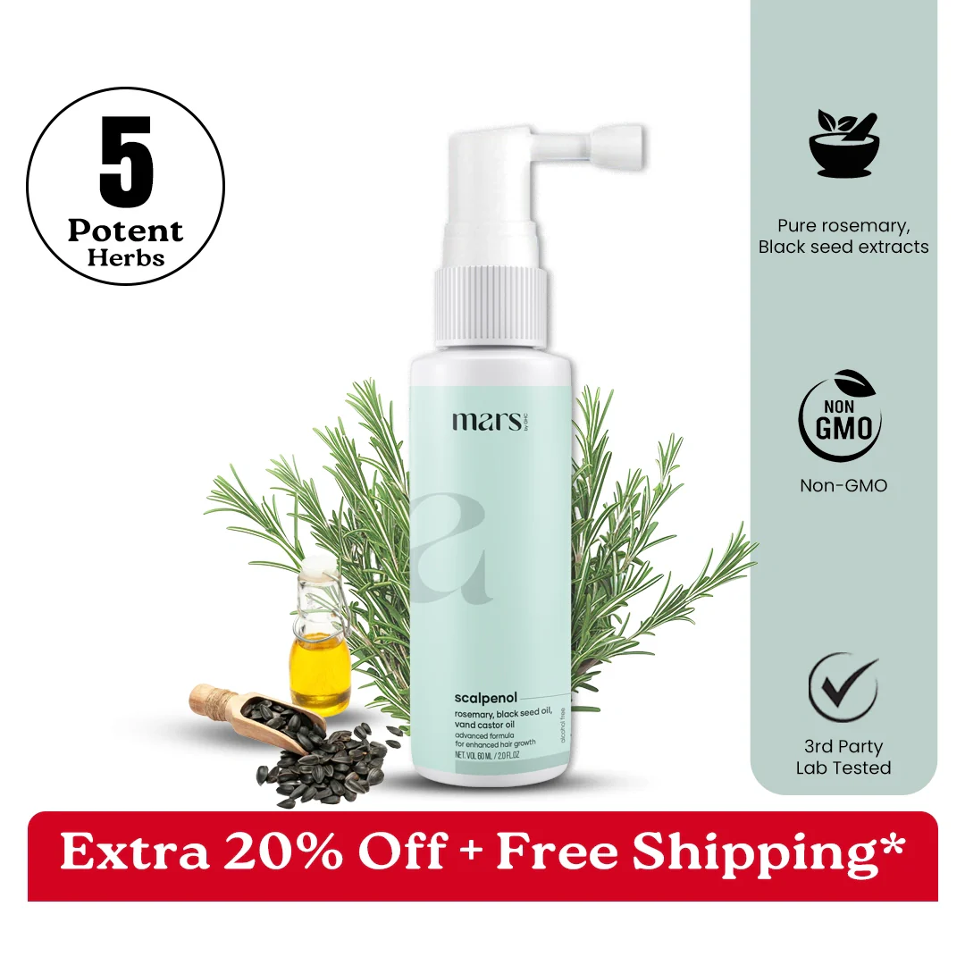 Mars Scalpenol – Powered by Rosemary, Black Seed Oil, and Castor Oil - Image 2