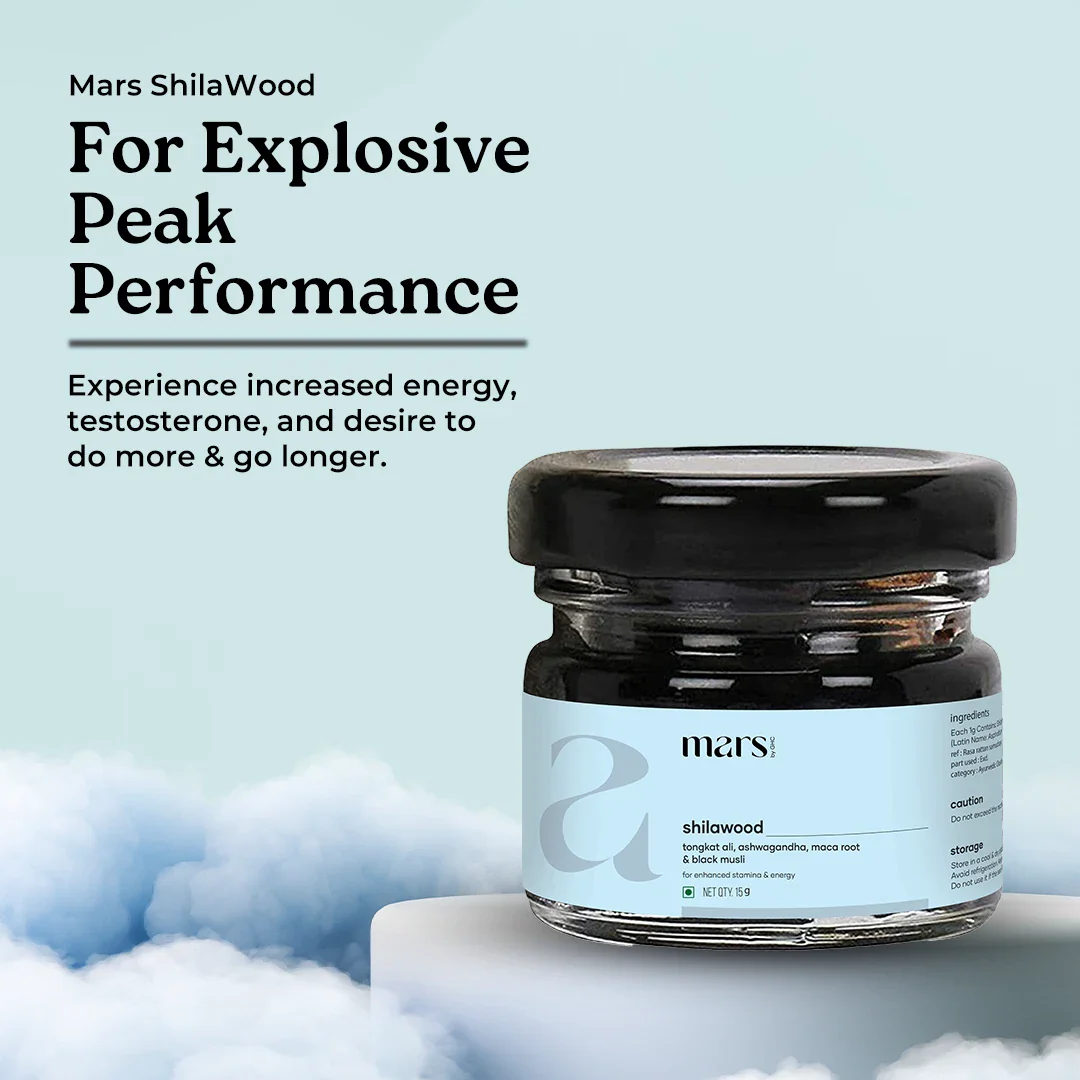 Mars ShilaWood: A T- Level & Performance Booster For Better Drive, Vigour, & Stamina - Image 2