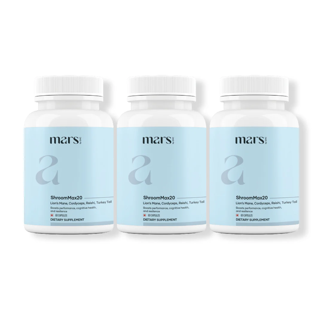 Mars ShroomMax20 in 1 Mushroom Extract Caps: Powered with Lion's Mane, Cordyceps, Reishi, and Turkey Tail - Image 7