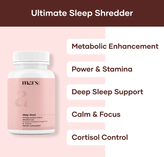 Mars Sleep Shred Capsules Powered With Conjugated Linoleic Acid (CLA),L-Carnitine Tartrate, Ashwagandha Root Extract & Melatonin - Image 4