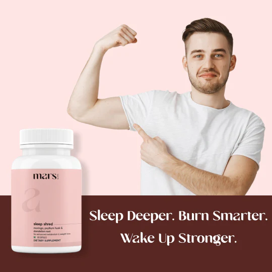 Mars Sleep Shred Capsules Powered With Conjugated Linoleic Acid (CLA),L-Carnitine Tartrate, Ashwagandha Root Extract & Melatonin - Image 5