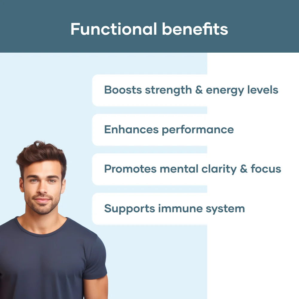 Mars Strength Max Combo: Pure Himalayan Shilajit & Lion’s Mane Caps Powered With Tongkat Ali - Image 5