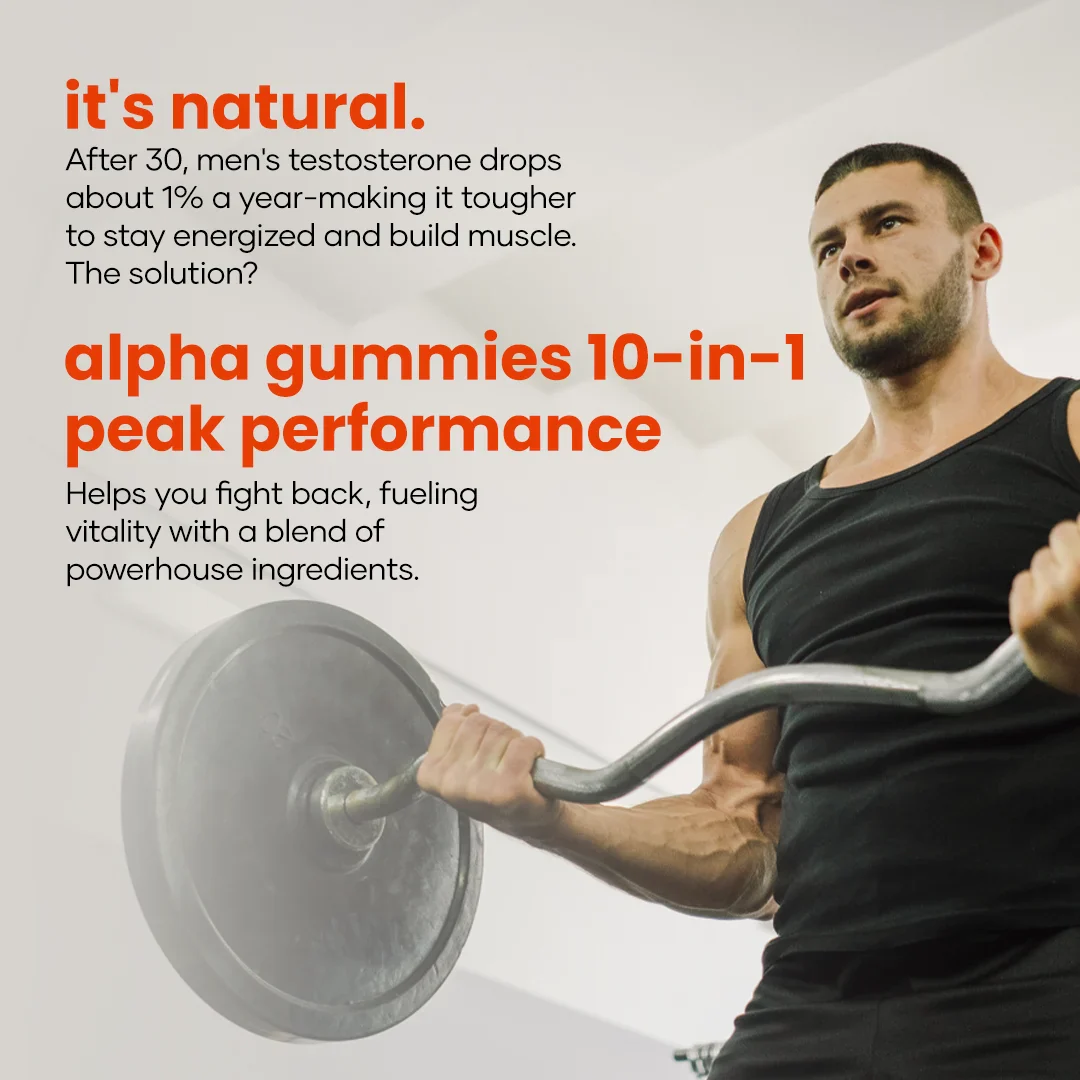 Mars Alpha Gummies - Advanced 10-in-1 Formula for Power, Drive & Vitality with High-Potency Shilajit & Ashwagandha - Image 2