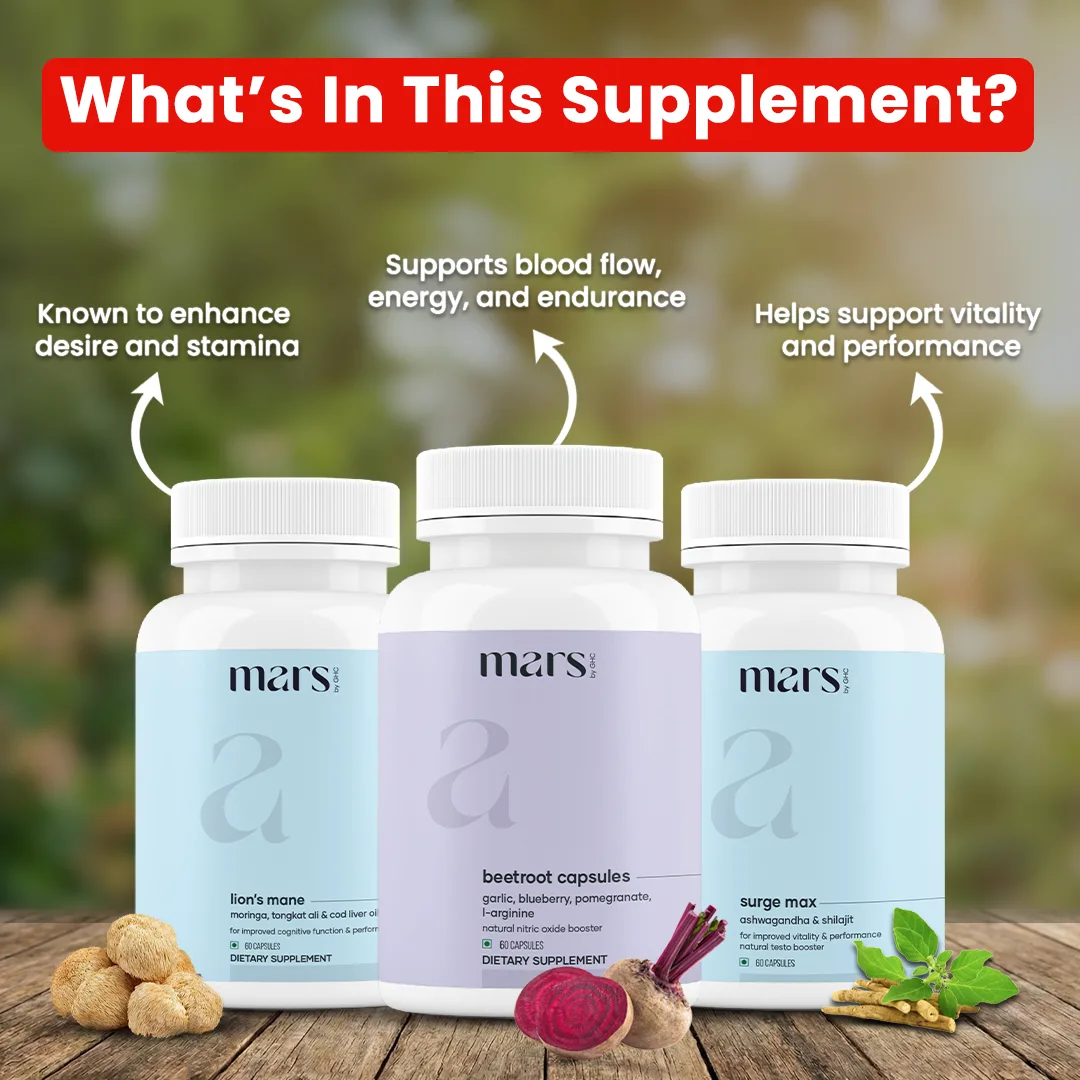 Mars SurgeWood: The Triple-Action Bedroom Performance Stack for Stamina, Flow & Desire - Image 2