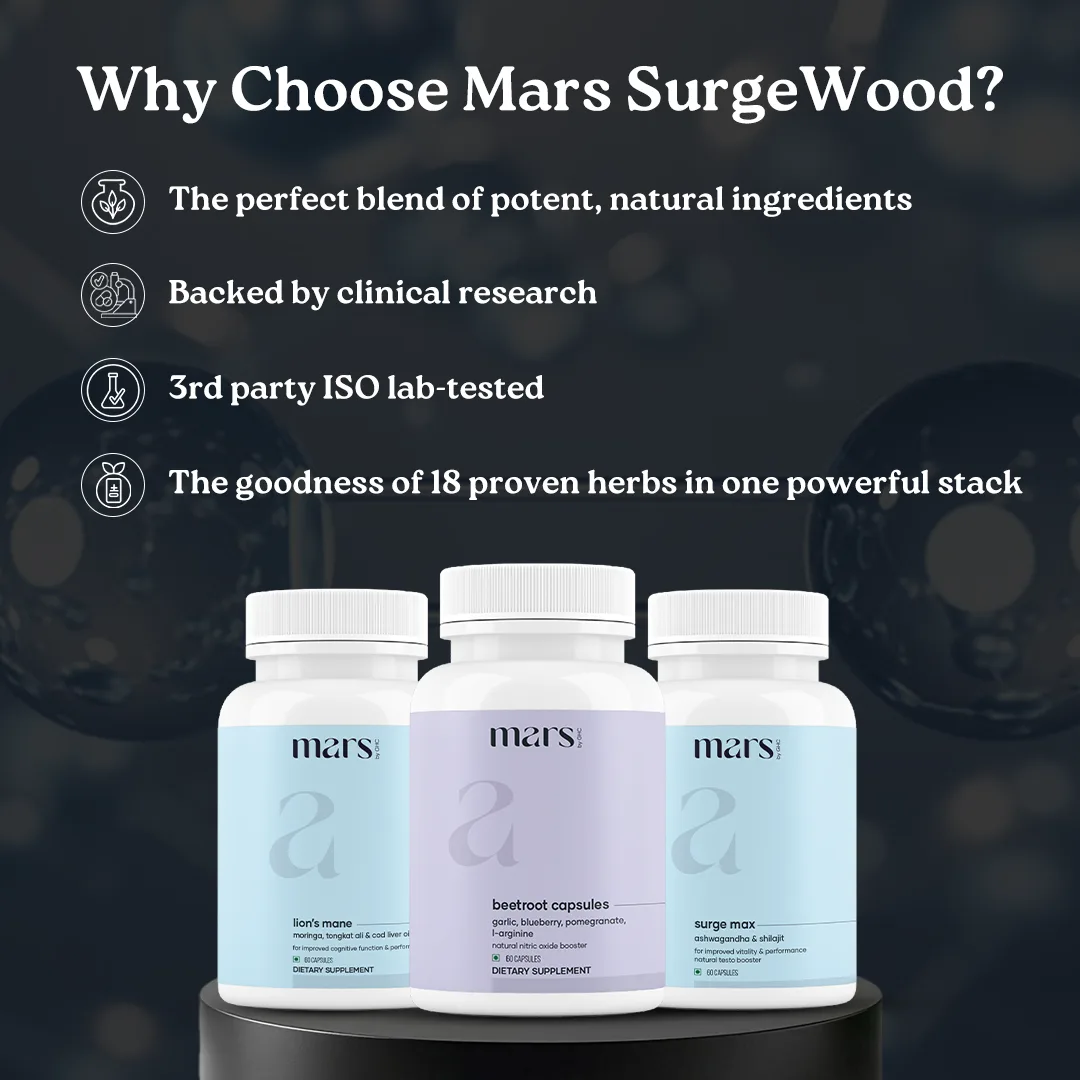 Mars SurgeWood: The Triple-Action Bedroom Performance Stack for Stamina, Flow & Desire - Image 3