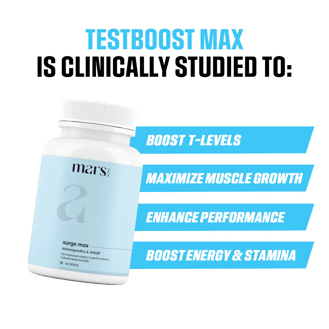 Mars TestBoost Max: Clinically Studied Ashwagandha & Shilajit Mix - Image 2