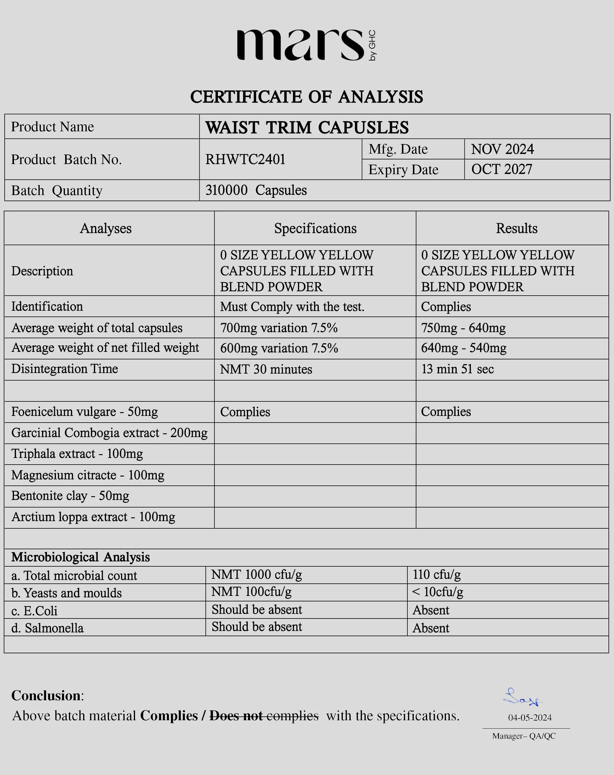 Mars TrimActive Max: Powered With Magnesium Citrate, Bentonite Clay & Triphala - Image 3